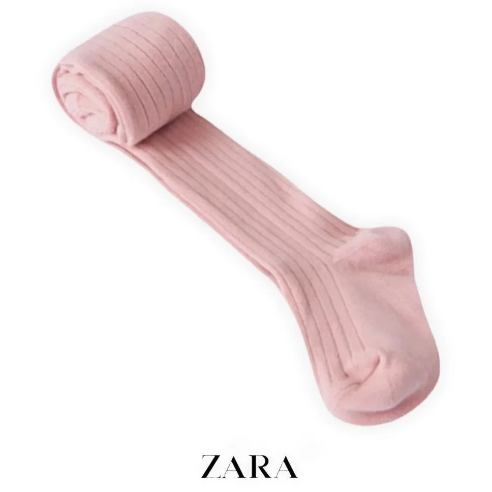 ZARA Kids | Pink | RIBBED TIGHTS